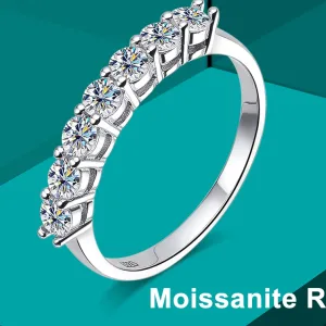 Bague Argent S925 Plaqué Or Blanc 18K