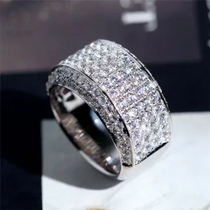 Bague Or Blanc 18K, Homme