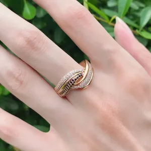 Bague Or Rose 18K, Femme