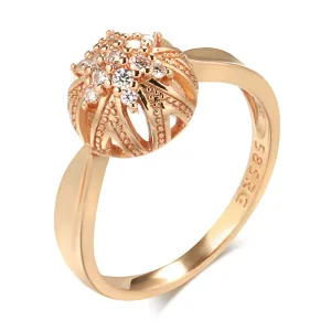 Bague En Or jaune Avec Diamant Pour Femme