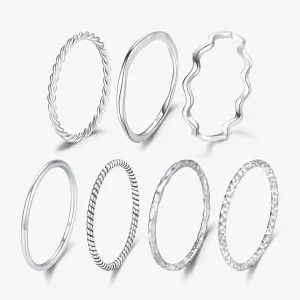 Bagues Empilable Argent S925