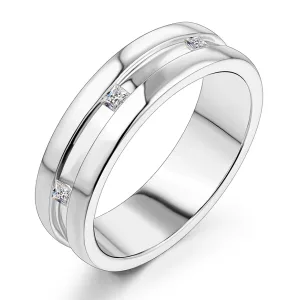 Bague Plaquée Or Rose, Jaune18K et Rhodium blanc