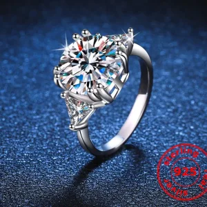 Bague Argent S925 Moissanite-5k