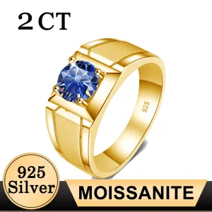 Bague Argent S925, Moissanite 2K