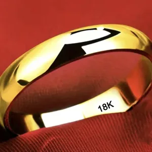 Bague Or 18K Ou Bague Argent 925