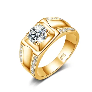 Bague Argent S925 Plaqué Or 18k Ou Plaqué Or Rose