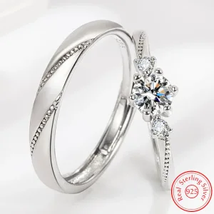 Bague De Couple, Argent S925