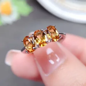 Bague Argent 925 Placage Or Blanc, Jaune 18K