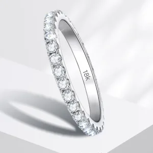 Bague Argent S925 Avec Moissanites