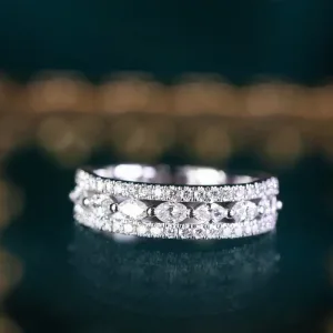 Bague En Or Blanc 18 K Pour Femme