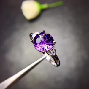 Bague Argent 925, Améthyste