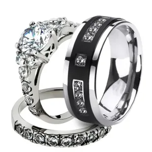 Bague En Acier Inoxydable Pour Homme Et Femme