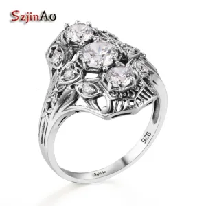Bague En Argent S925 Accessoires De Mariage