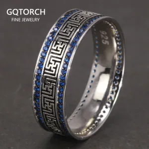 Bague Turque En Argent S925 Unisexe
