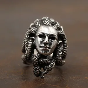 Bague Vintage De La Mythologie Grecque Medusa